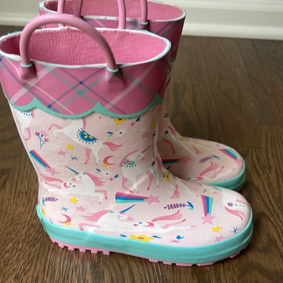 Stephen Joseph rain boots size 10, like new - Picture 2 of 6